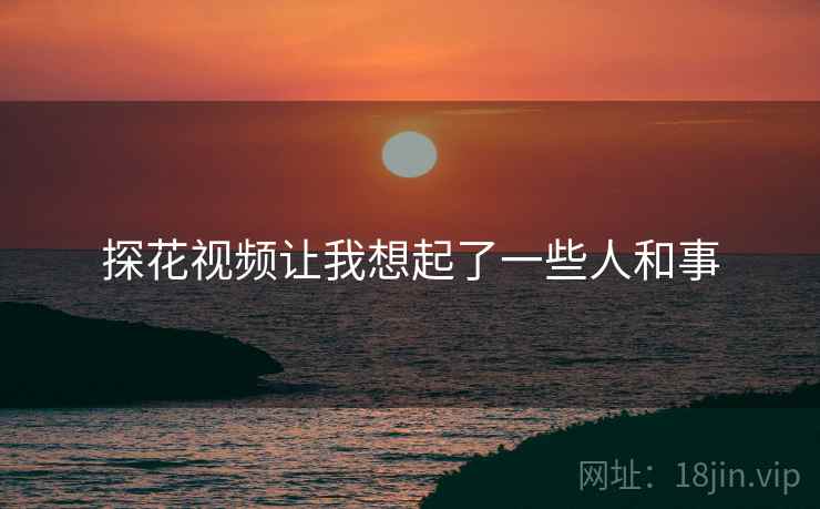 探花视频让我想起了一些人和事